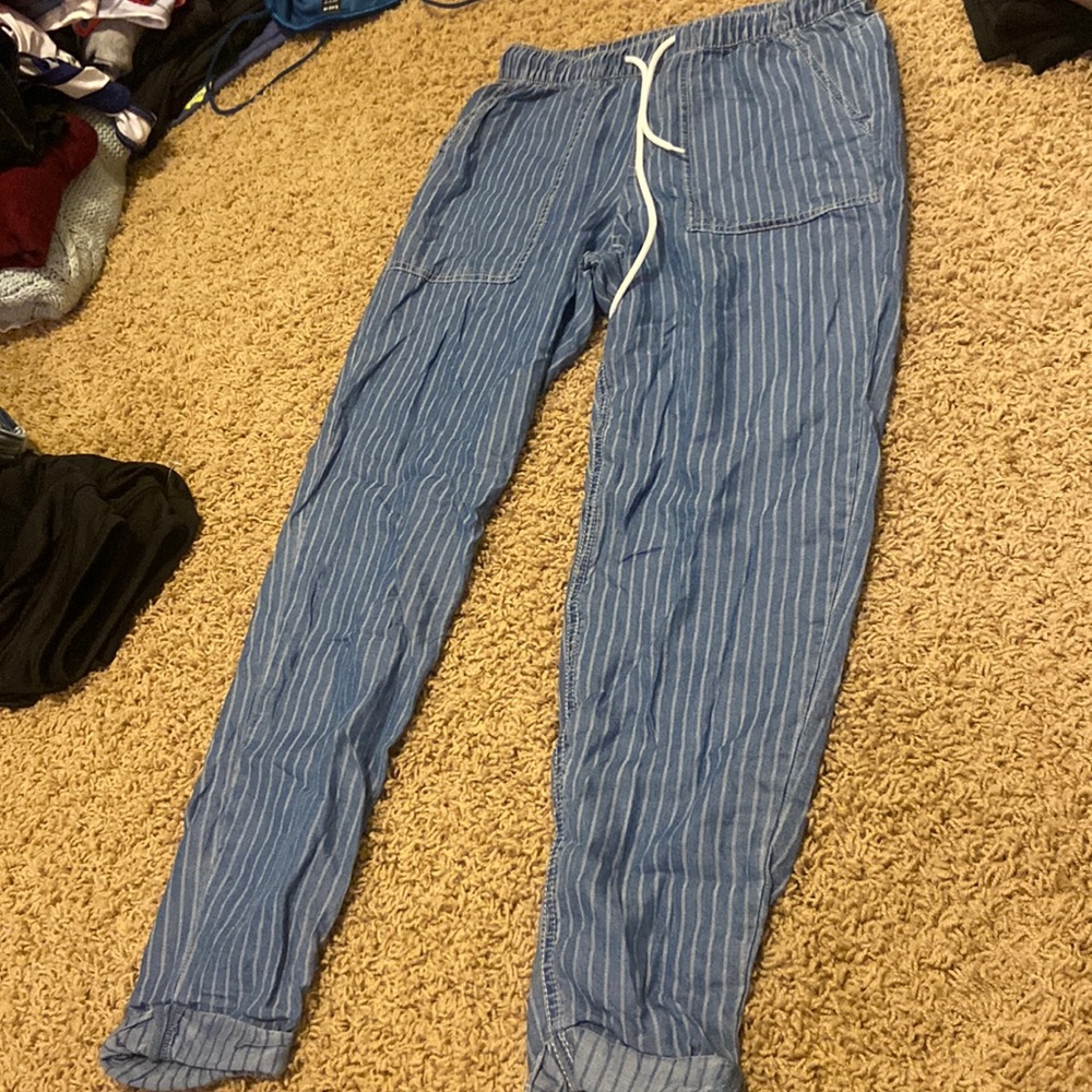 Soft striped pants